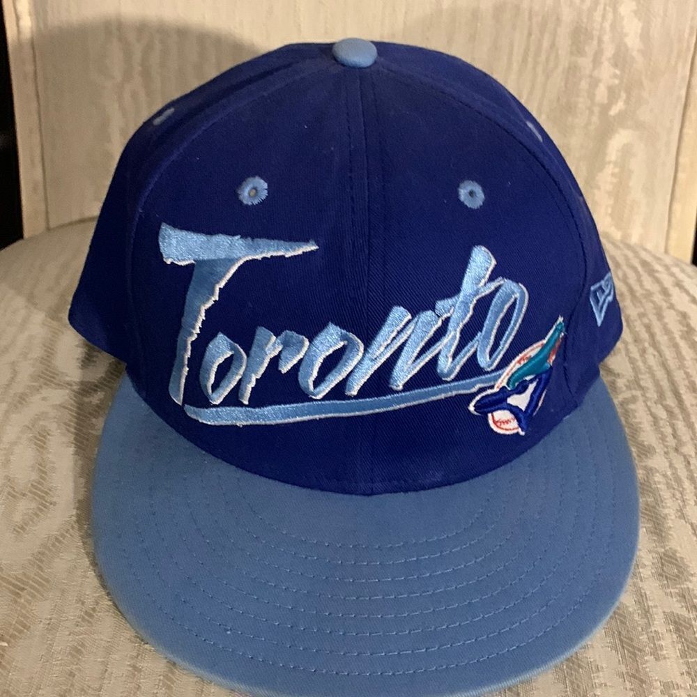 New Era Toronto Blue Jays MLB Baseball Cap Blue Two Tone Snapback Hat OSFM